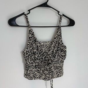 Urban Outfitters Leopard Print Women's Crop Top